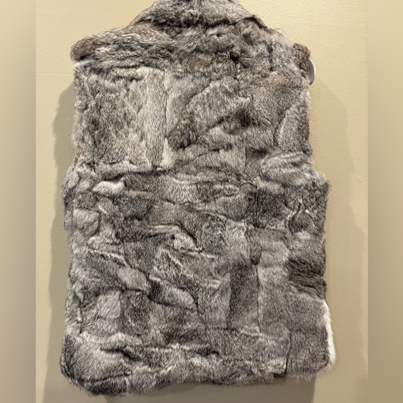 Rabbit fur vest- Surell - Picture 3 of 4